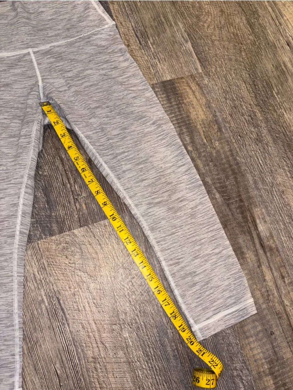 lululemon athletica Light Gray Marled High-Rise Leggings